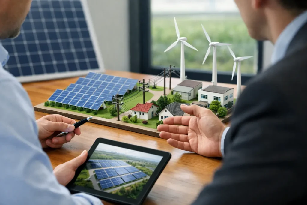 Como funciona energia compartilhada na prática
